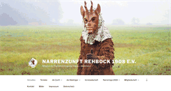 Desktop Screenshot of narrenzunft-rehbock.de