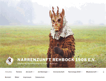 Tablet Screenshot of narrenzunft-rehbock.de